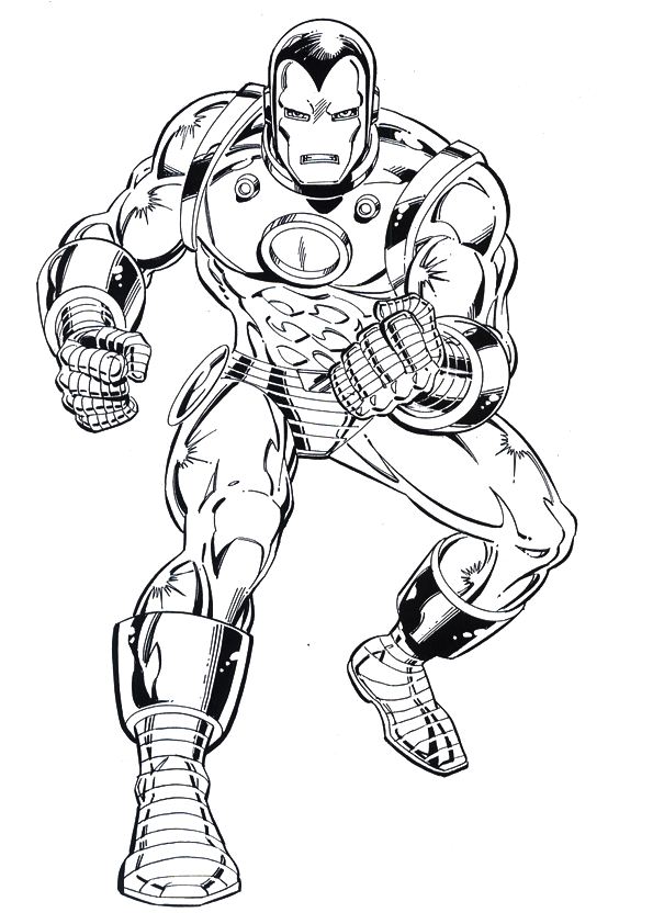 Kids-n-fun.com | Coloring page Iron Man Iron man